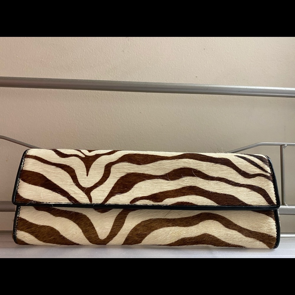Zebra Print Clutch